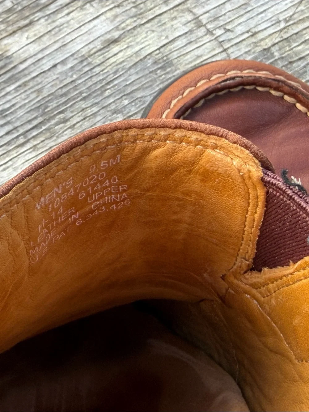 Sperry Brown Leather Slip-On Loafers men’s 9.5